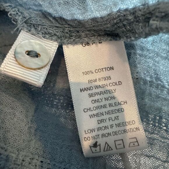 LOGO Cotton Blouse XS - Picture 8 of 8